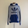 画像1: 1980s adidas ツートンスウェットパーカー　 表記L  (1)