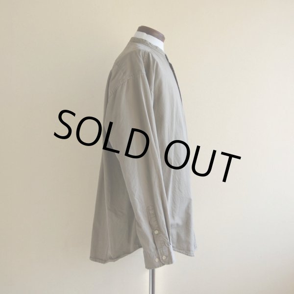 画像2: 1990s TOMMY HILFIGER ノーカラーシャツ　 表記L  (2)