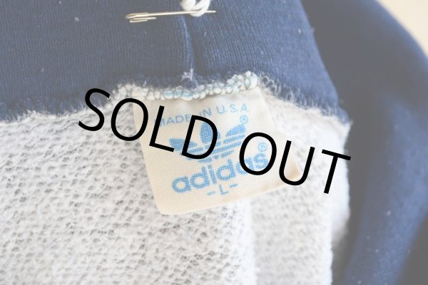 画像5: 1980s adidas ツートンスウェットパーカー  表記L  (5)