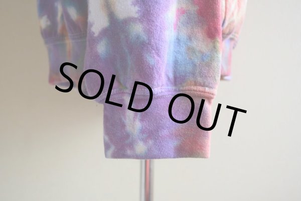 画像7: タイダイスウェットパーカー  表記L  (7)