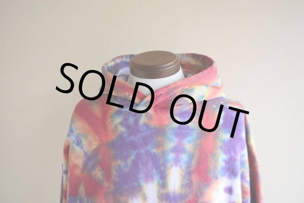 画像5: タイダイスウェットパーカー  表記L  (5)