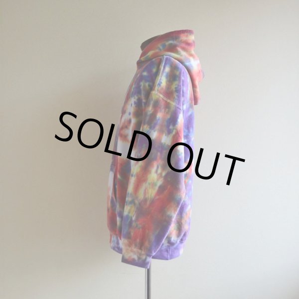 画像4: タイダイスウェットパーカー  表記L  (4)