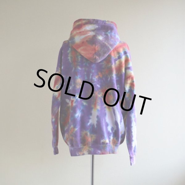 画像3: タイダイスウェットパーカー  表記L  (3)