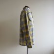 画像2: 1950s PENDLETON ウールシャツ　 YEL×GRY　 表記M  (2)