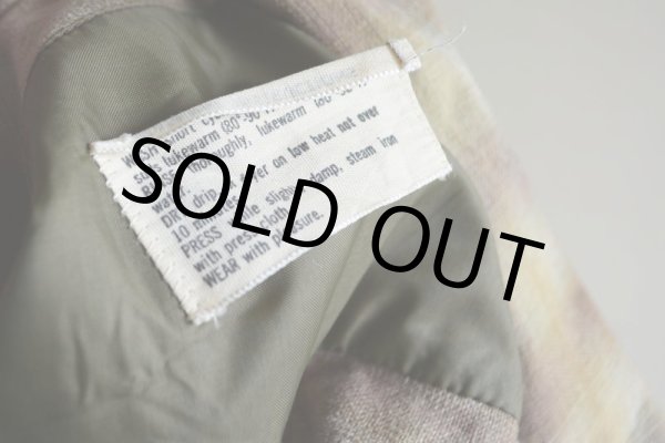 画像6: 1950s PENDLETON ウールシャツ  オンブレーチェック  表記M  (6)