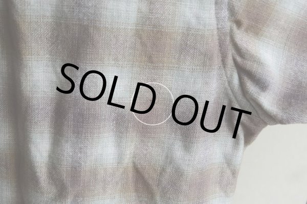 画像18: 1950s PENDLETON ウールシャツ  オンブレーチェック  表記M  (18)