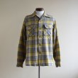 画像1: 1950s PENDLETON ウールシャツ　 YEL×GRY　 表記M  (1)