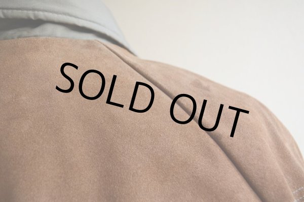 画像15: 1970s Woolrich レザーヨークダウンジャケット  表記L  (15)