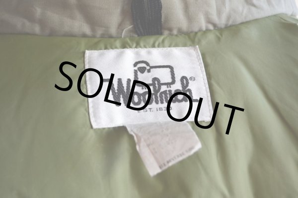 画像6: 1970s Woolrich レザーヨークダウンジャケット  表記L  (6)