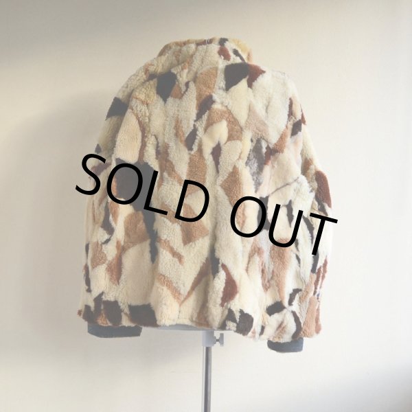 画像6: VINTAGE デニムボアジャケット  ムートンボアライナー  実寸ML  (6)