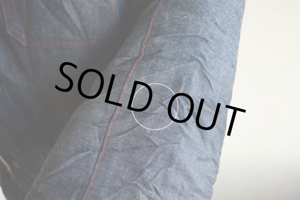 画像13: VINTAGE デニムボアジャケット  ムートンボアライナー  実寸ML  (13)