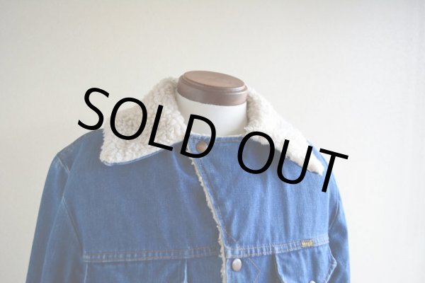 画像10: 1970s WRANGLER デニムボアランチコート  表記M  (10)