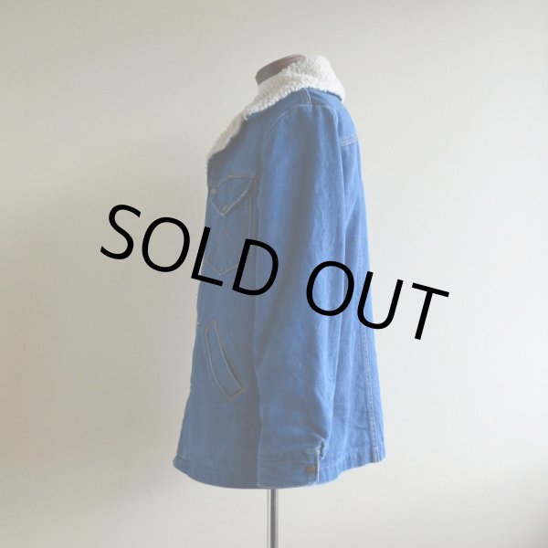 画像4: 1970s WRANGLER デニムボアランチコート  表記M  (4)