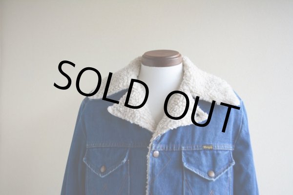 画像8: 1970s WRANGLER デニムボアランチコート  表記M  (8)