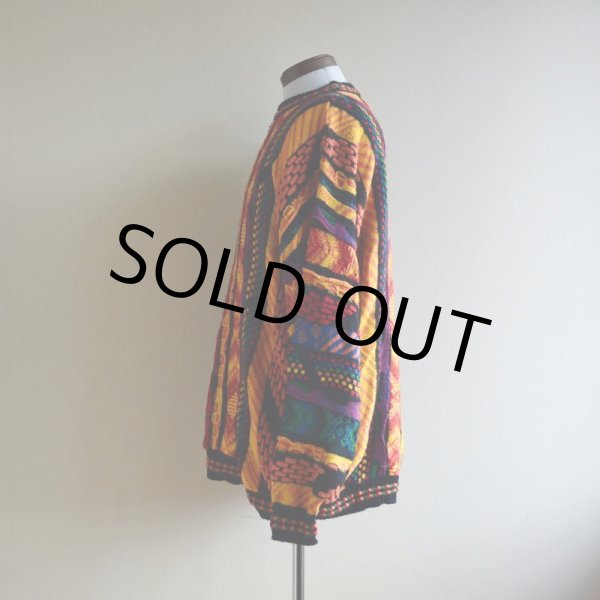 画像4: 1990s 3Dニットセーター  表記L  (4)