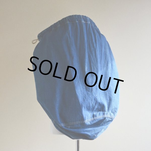 画像2: 1940s US.MILITARY デニムランドリーバッグ  (2)