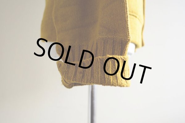 画像11: 1950s ELLERMAN Co. レタードカーディガン  実寸S  (11)