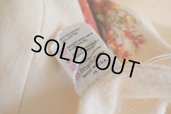 画像6: 紅葉スウェット  MADE IN USA  表記ONE SIZE  (6)