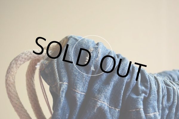 画像10: 1940s US.MILITARY デニムランドリーバッグ  (10)