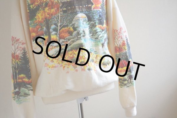 画像9: 紅葉スウェット  MADE IN USA  表記ONE SIZE  (9)