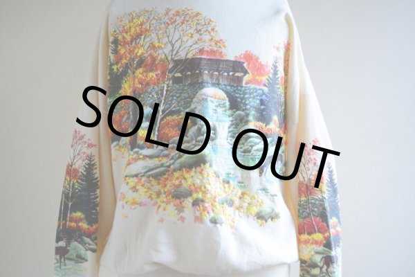 画像8: 紅葉スウェット  MADE IN USA  表記ONE SIZE  (8)