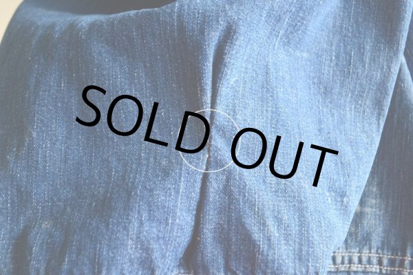 画像9: 1940s US.MILITARY デニムランドリーバッグ  (9)