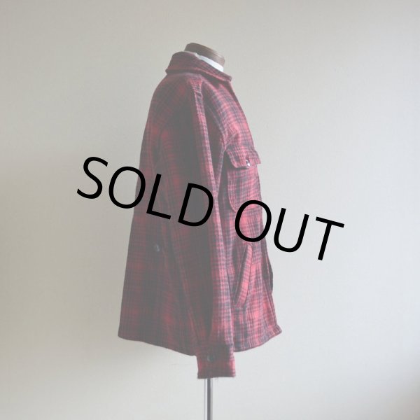 画像2: 1960s Meltonr ウールジャケット  実寸ML  (2)