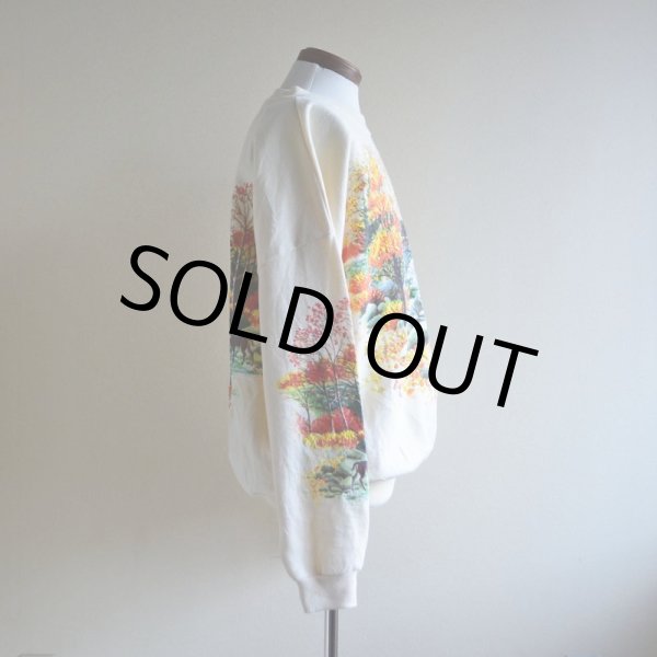 画像2: 紅葉スウェット  MADE IN USA  表記ONE SIZE  (2)