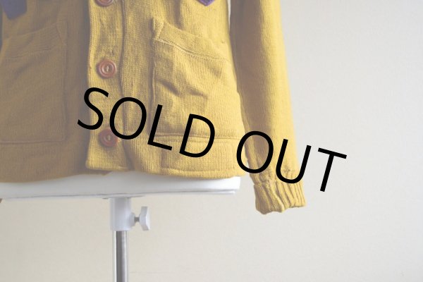 画像10: 1950s ELLERMAN Co. レタードカーディガン  実寸S  (10)