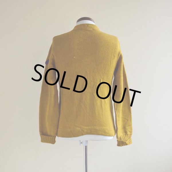 画像3: 1950s ELLERMAN Co. レタードカーディガン  実寸S  (3)