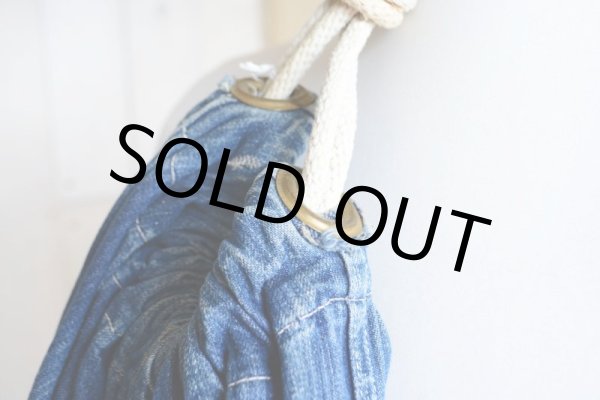 画像4: 1940s US.MILITARY デニムランドリーバッグ  (4)