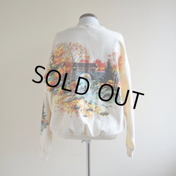 画像3: 紅葉スウェット  MADE IN USA  表記ONE SIZE  (3)