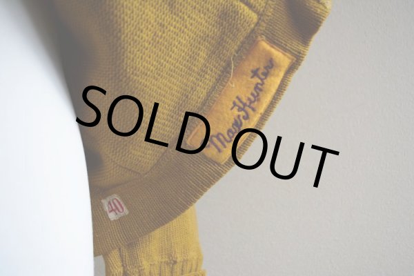 画像9: 1950s ELLERMAN Co. レタードカーディガン  実寸S  (9)