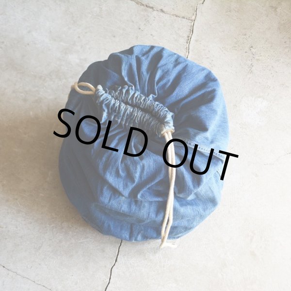 画像3: 1940s US.MILITARY デニムランドリーバッグ  (3)