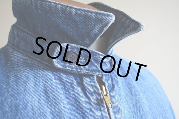 画像9: 1980s L.L.Bean チンスト付きデニムジャケット  実寸M  (9)