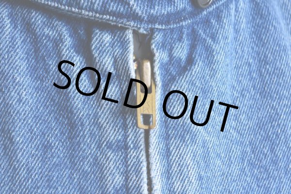 画像10: 1980s L.L.Bean チンスト付きデニムジャケット  実寸M  (10)