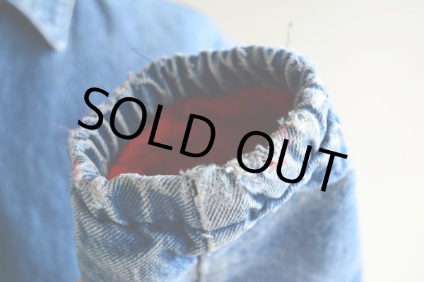 画像15: 1980s L.L.Bean チンスト付きデニムジャケット  実寸M  (15)