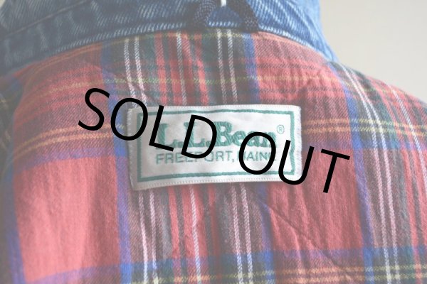 画像6: 1980s L.L.Bean チンスト付きデニムジャケット  実寸M  (6)