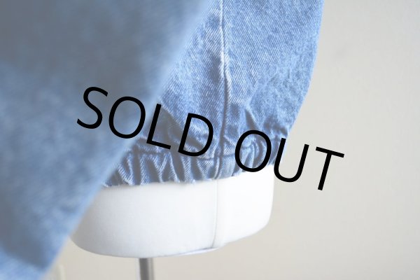 画像13: 1980s L.L.Bean チンスト付きデニムジャケット  実寸M  (13)