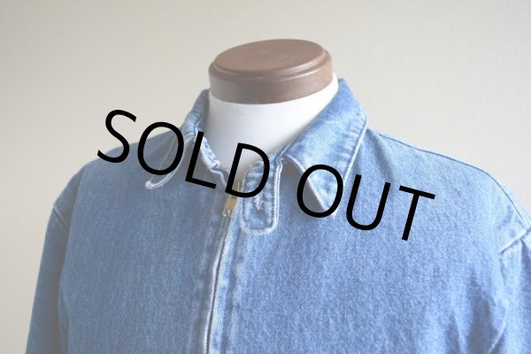 画像8: 1980s L.L.Bean チンスト付きデニムジャケット  実寸M  (8)