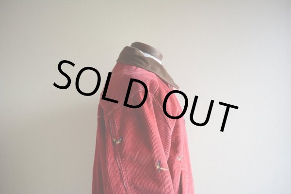 画像8: 2000s L.L.Bean 鳥刺繍コーデュロイハンティングジャケット  表記WOMEN'S M  (8)