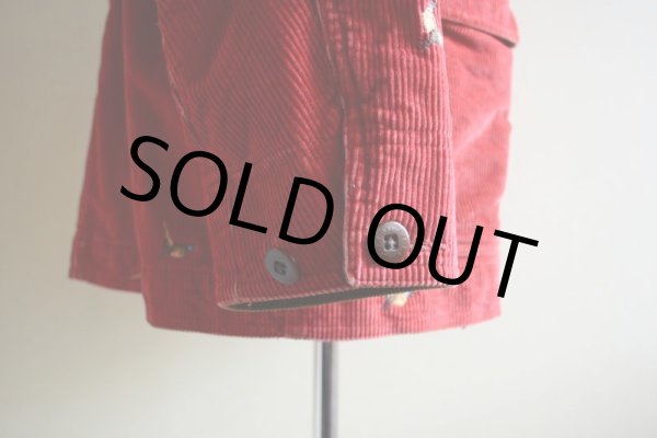 画像13: 2000s L.L.Bean 鳥刺繍コーデュロイハンティングジャケット  表記WOMEN'S M  (13)