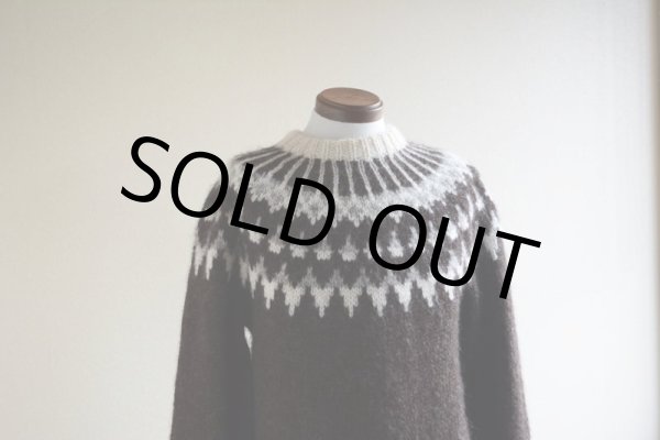 画像7: SAMBAND OF ICELAND ノルディックセーター  表記L  (7)