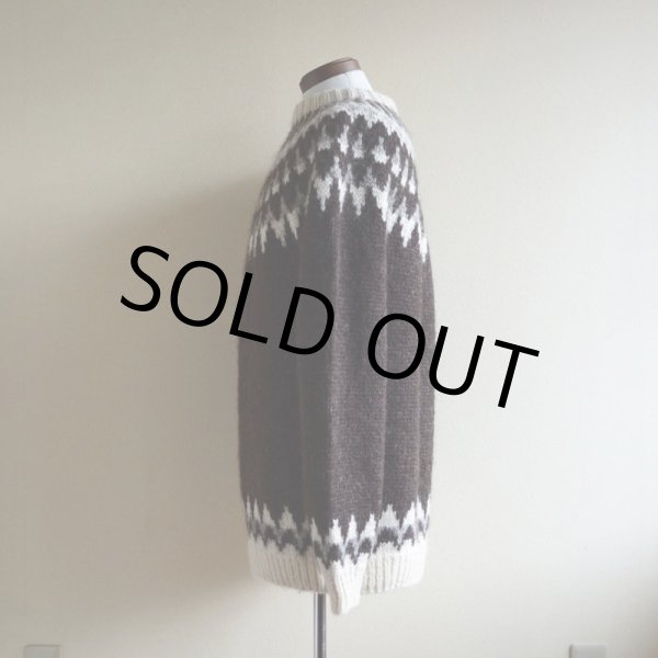 画像4: SAMBAND OF ICELAND ノルディックセーター  表記L  (4)