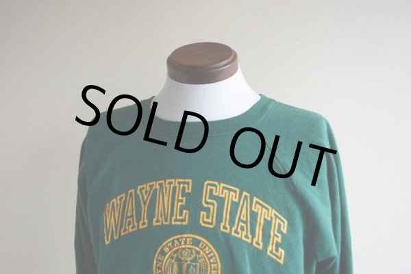 画像5: 1980s Champion カレッジスウェット  WAYNE STATE UNIVERSITY  表記XL  (5)