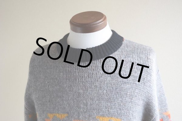 画像7: 1970s PENDLETON ネイティブ柄ウールセーター  表記XL  (7)