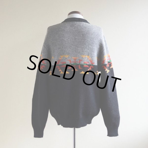 画像3: 1970s PENDLETON ネイティブ柄ウールセーター  表記XL  (3)