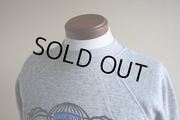 画像6: 1980s AIRBORNE プリントスウェット　 表記M  (6)