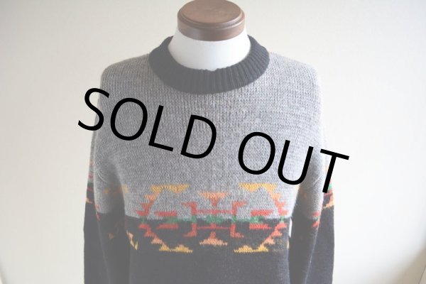 画像6: 1970s PENDLETON ネイティブ柄ウールセーター  表記XL  (6)