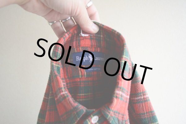 画像5: RalphLauren フランネルシャツ　 表記M  (5)